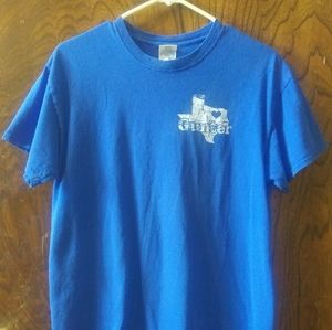 Blue Gildan short sleeve shirt